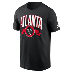 Atlanta Falcons Rewind Front and Back Hit Essential T-Shirt Black | Nike for Sale