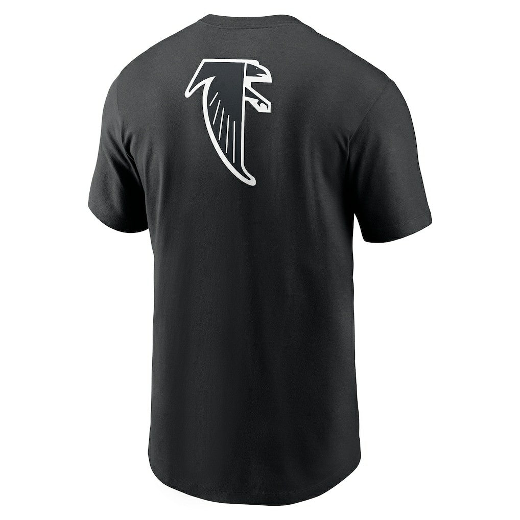 Atlanta Falcons Rewind Front and Back Hit Essential T-Shirt Black | Nike for Sale