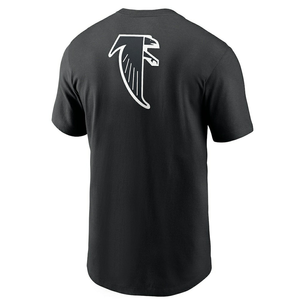 Atlanta Falcons Rewind Front and Back Hit Essential T-Shirt Black | Nike for Sale