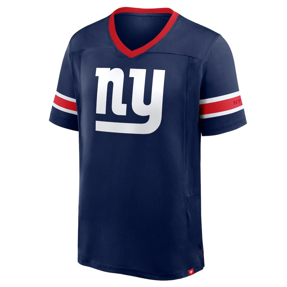 New York Giants Hometown Premium Hashmark V-Neck T-Shirt Navy | Fanatics