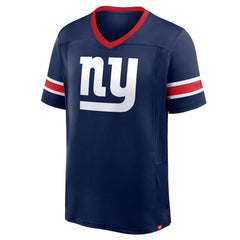 New York Giants Hometown Premium Hashmark V-Neck T-Shirt Navy | Fanatics