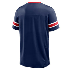 New York Giants Hometown Premium Hashmark V-Neck T-Shirt Navy | Fanatics