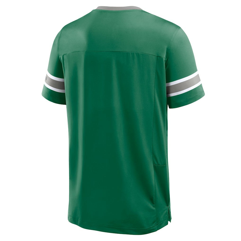 Philadelphia Eagles Hometown Premium Hashmark V-Neck T-Shirt Kelly Green | Fanatics