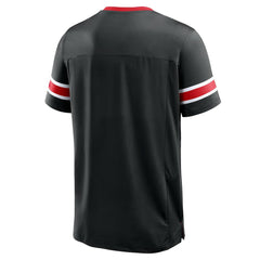 Atlanta Falcons Hometown Premium Hashmark V-Neck T-Shirt Black | Fanatics