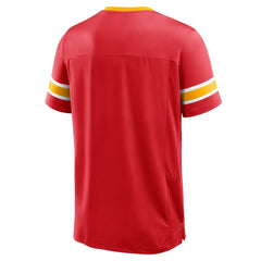 Kansas City Chiefs Hometown Premium Hashmark V-Neck T-Shirt Red | Fanatics