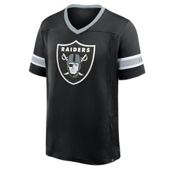 Las Vegas Raiders Hometown Premium Hashmark V-Neck T-Shirt Black | Fanatics