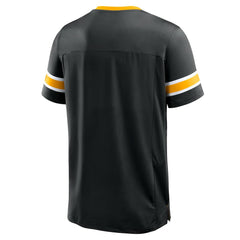 Pittsburgh Steelers Hometown Premium Hashmark V-Neck T-Shirt Black | Fanatics