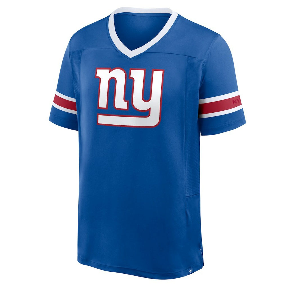 New York Giants Hometown Premium Hashmark V-Neck T-Shirt Royal | Fanatics