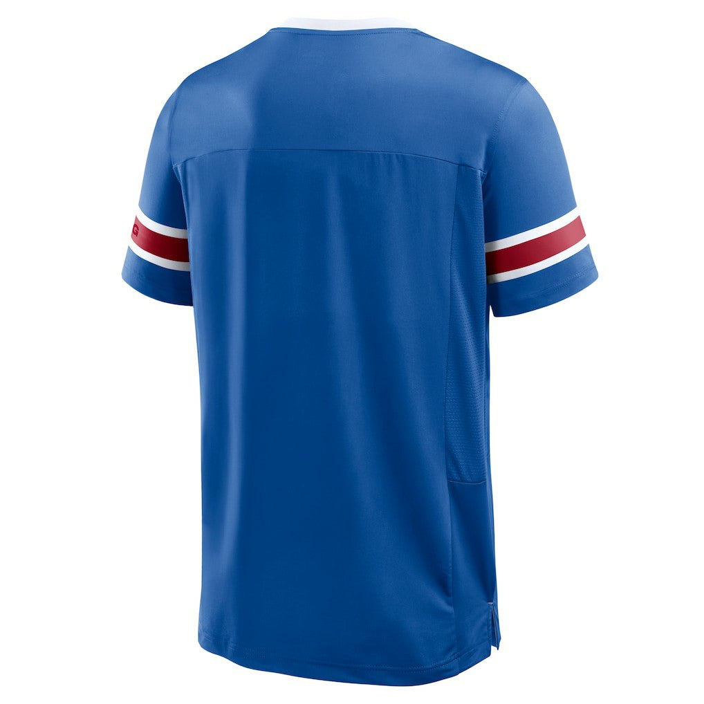 New York Giants Hometown Premium Hashmark V-Neck T-Shirt Royal | Fanatics