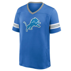 Detroit Lions Hometown Premium Hashmark V-Neck T-Shirt Blue | Fanatics