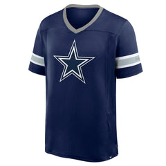 Dallas Cowboys Hometown Premium Hashmark V-Neck T-Shirt Navy | Fanatics