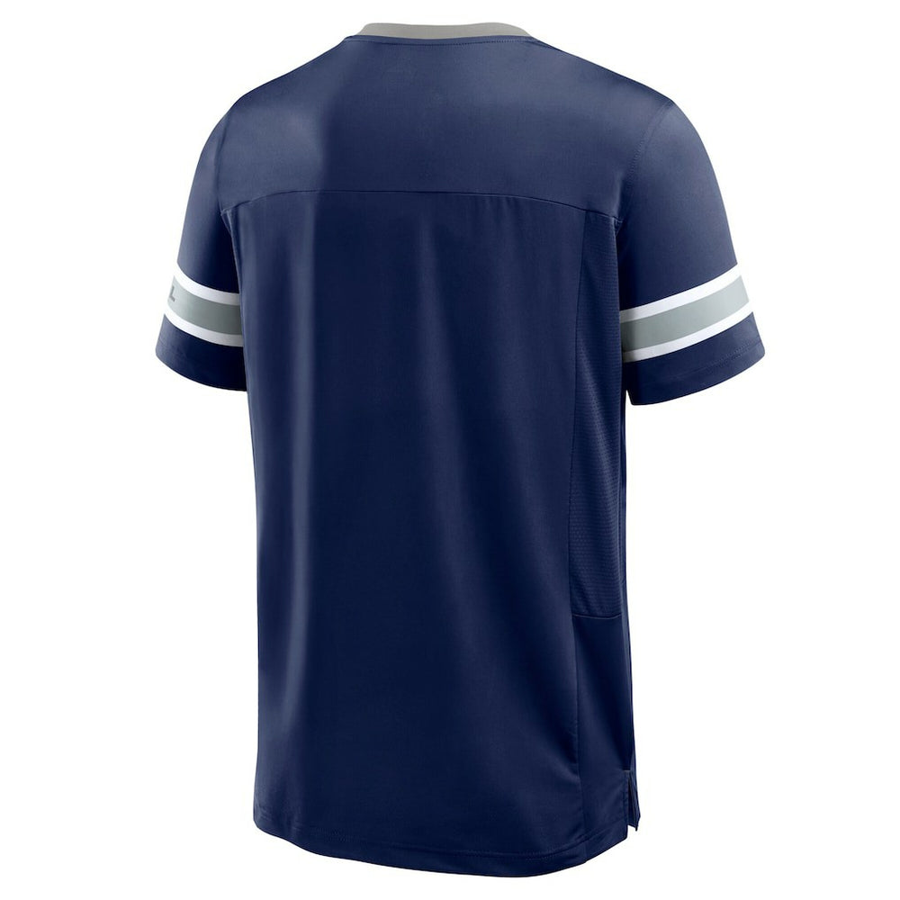 Dallas Cowboys Hometown Premium Hashmark V-Neck T-Shirt Navy | Fanatics