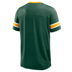 Green Bay Packers Hometown Premium Hashmark V-Neck T-Shirt Green | Fanatics
