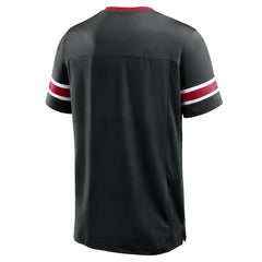 Atlanta Falcons Hometown Premium Hashmark V-Neck T-Shirt Black | Fanatics
