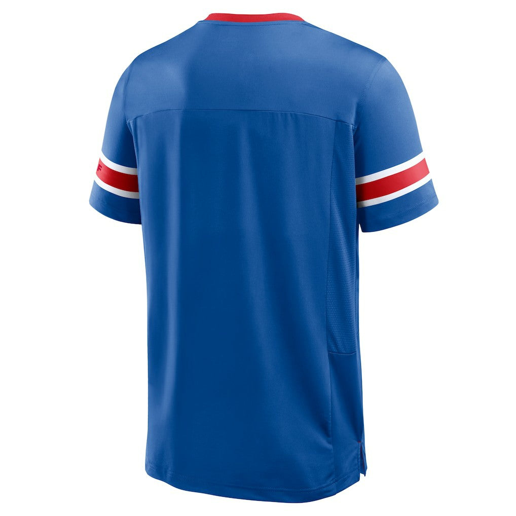 Buffalo Bills Hometown Premium Hashmark V-Neck T-Shirt Royal | Fanatics