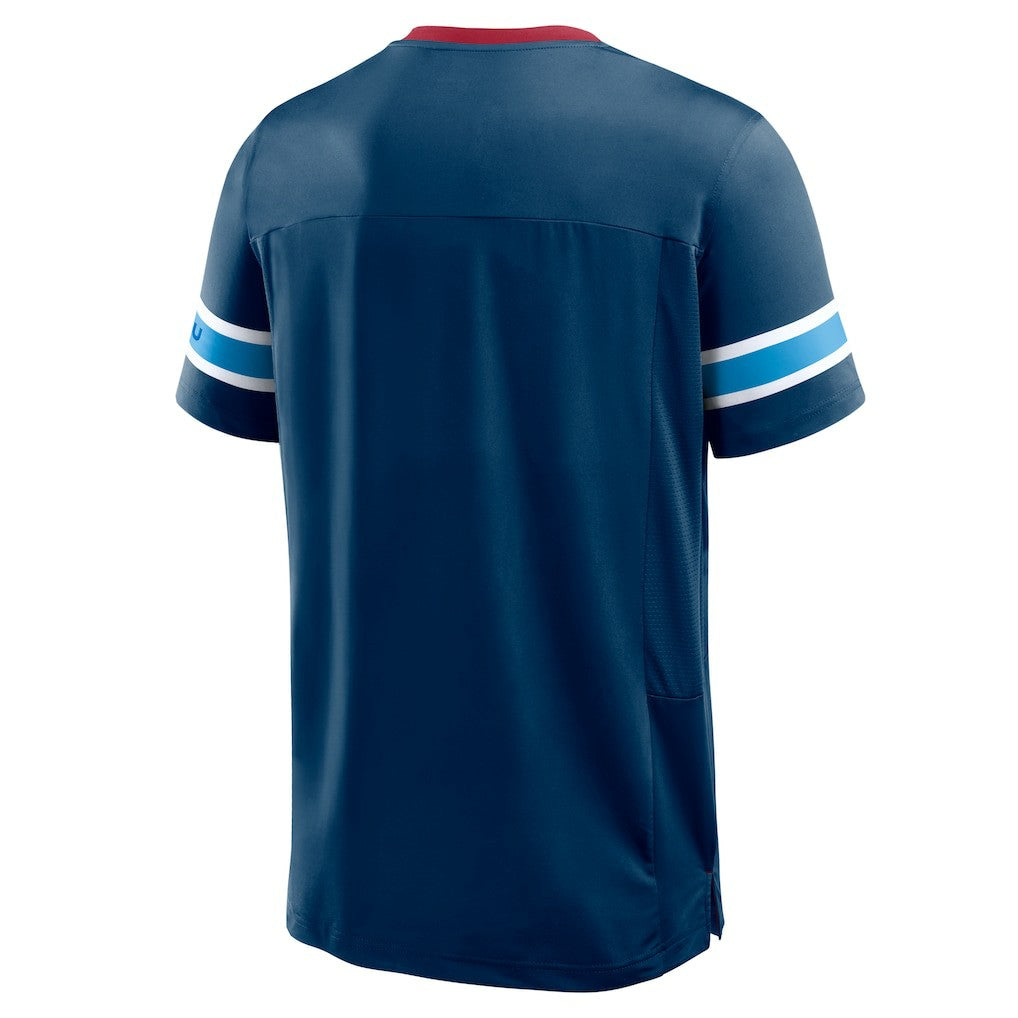 Houston Texans Redzone Hashmark V-Neck T-Shirt Navy | Fanatics