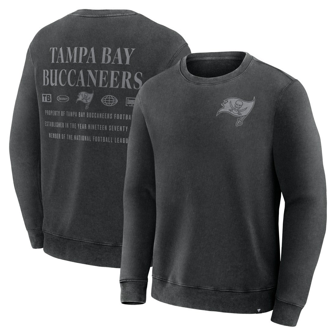 Tampa Bay Buccaneers Deep Route Pullover Sweatshirt Black | Fanatics