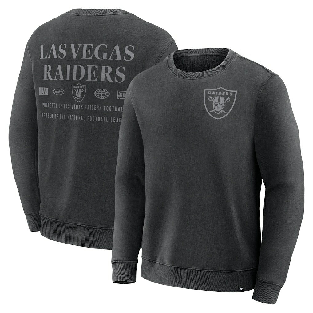 Las Vegas Raiders Deep Route Pullover Sweatshirt Black | Fanatics