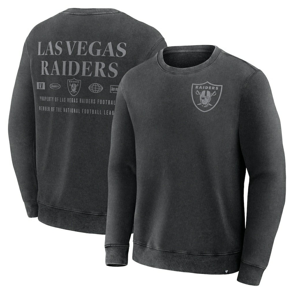 Las Vegas Raiders Deep Route Pullover Sweatshirt Black | Fanatics