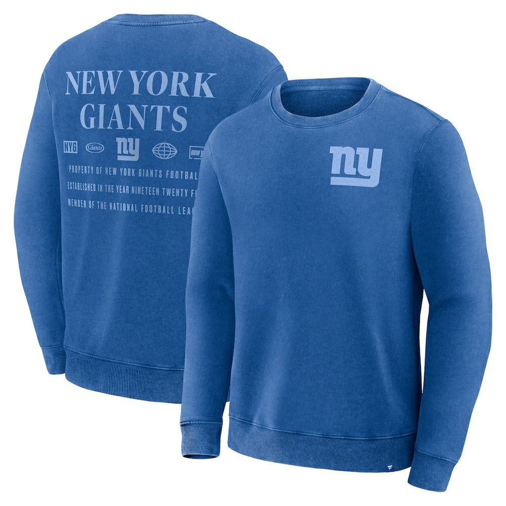 New York Giants Deep Route Pullover Sweatshirt Royal | Fanatics