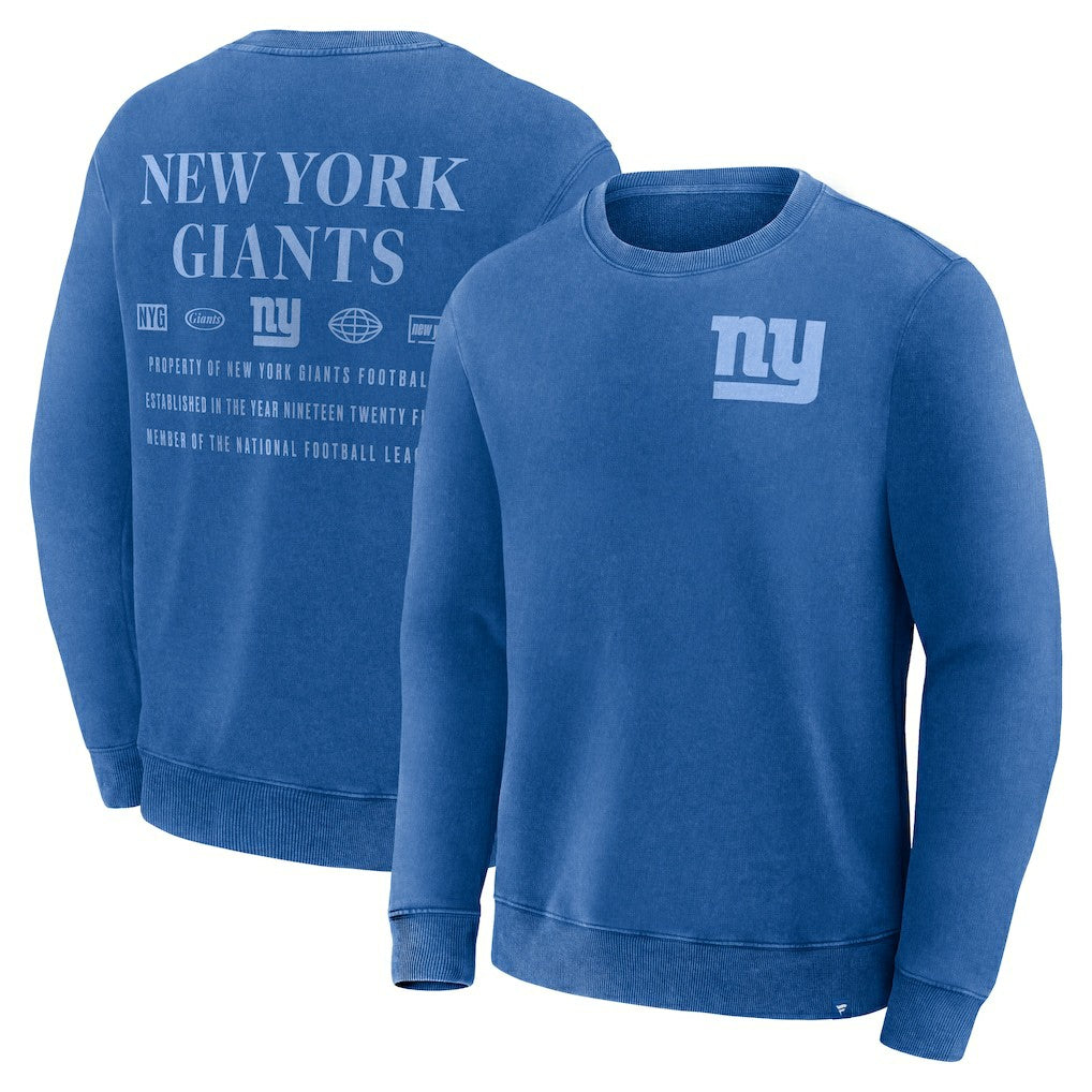 New York Giants Deep Route Pullover Sweatshirt Royal | Fanatics