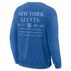 New York Giants Deep Route Pullover Sweatshirt Royal | Fanatics