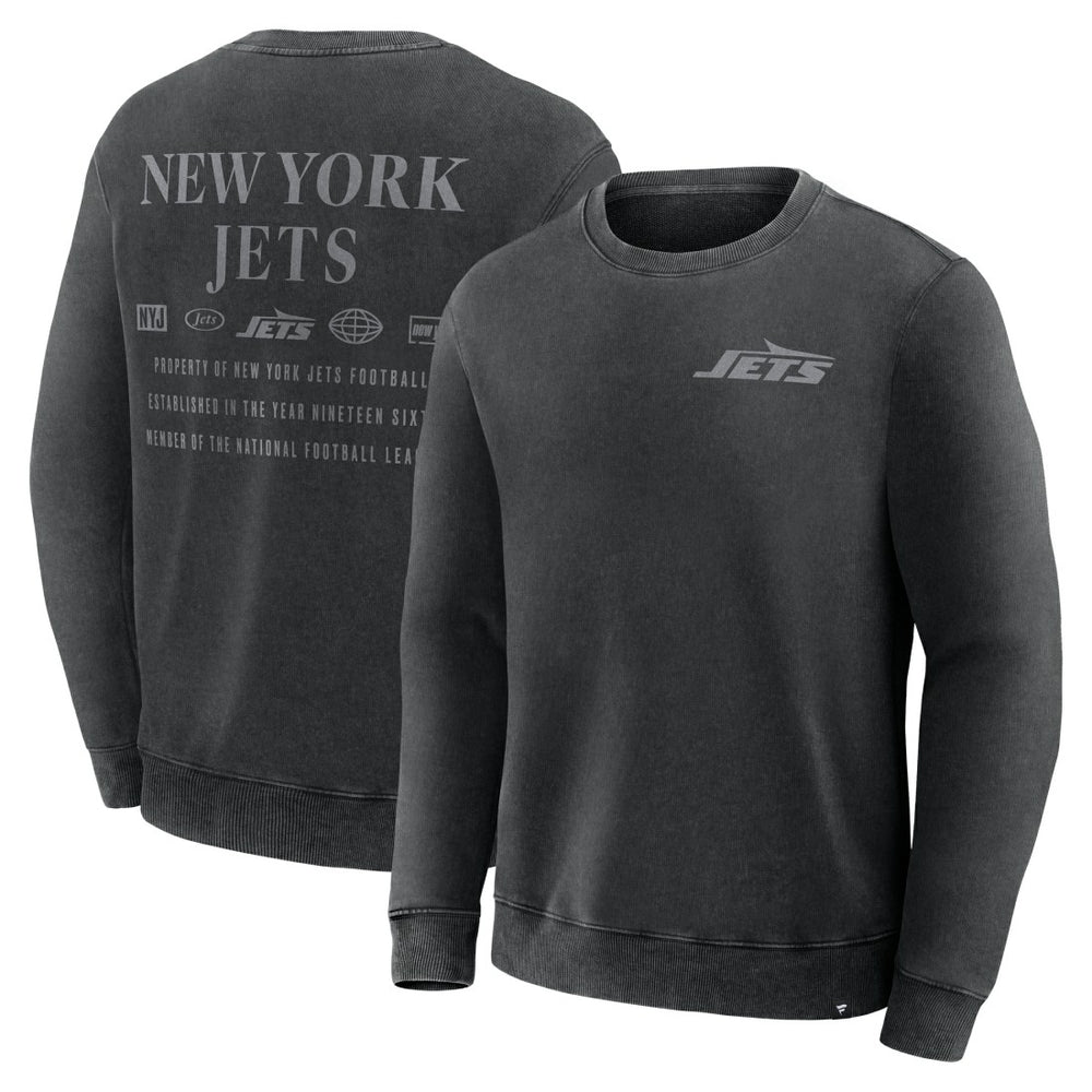 New York Jets Deep Route Pullover Sweatshirt Black | Fanatics