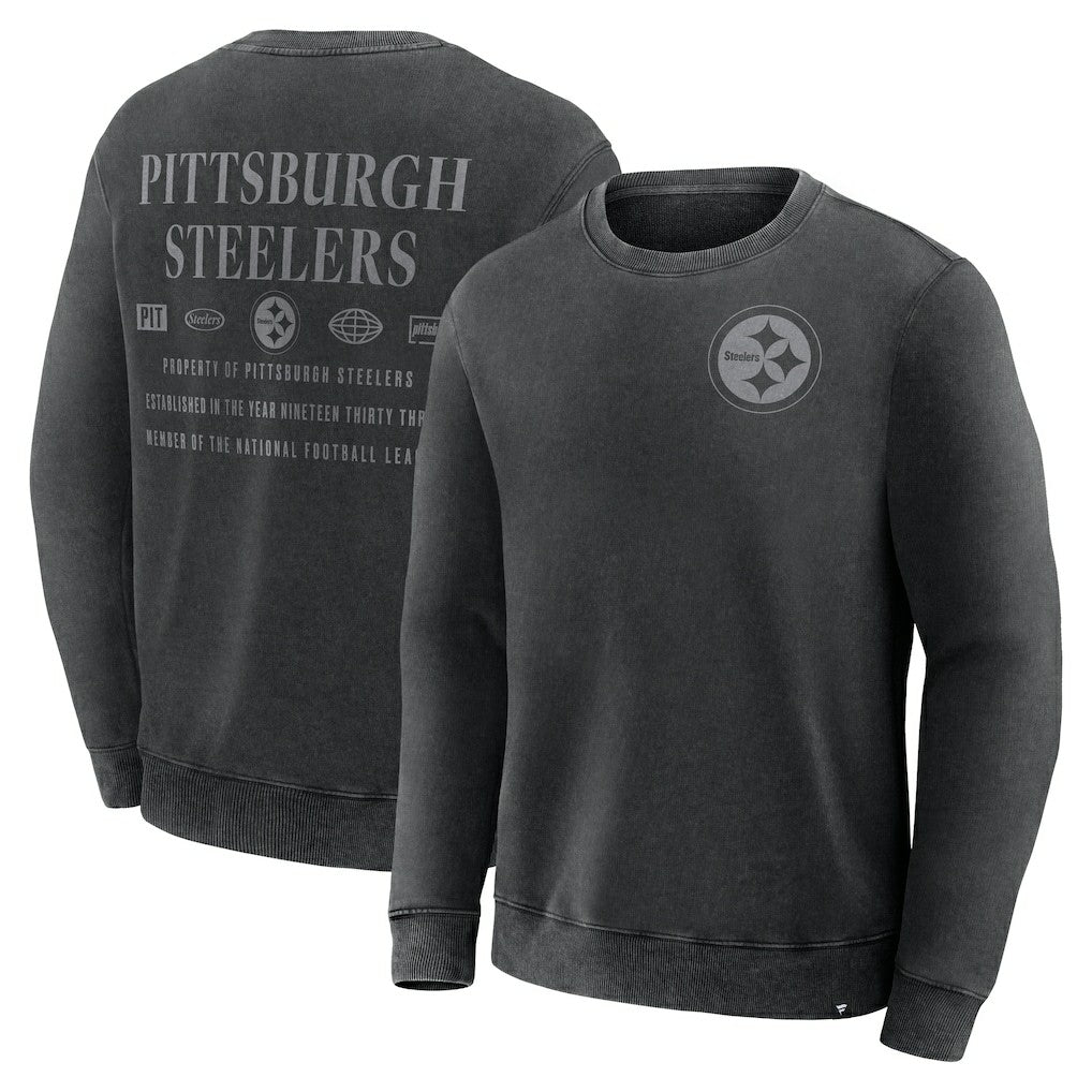 Pittsburgh Steelers Deep Route Pullover Sweatshirt Black | Fanatics