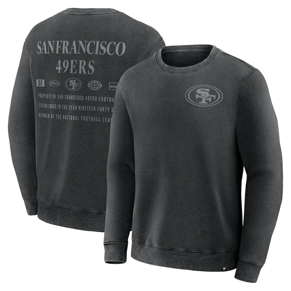 San Francisco 49ers Deep Route Pullover Sweatshirt Black | Fanatics
