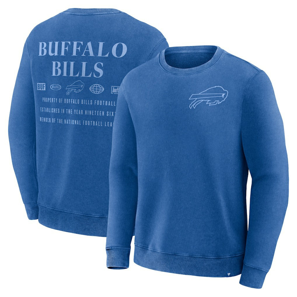 Buffalo Bills Deep Route Pullover Sweatshirt Royal | Fanatics