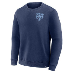 Chicago Bears Deep Route Pullover Sweatshirt Navy | Fanatics