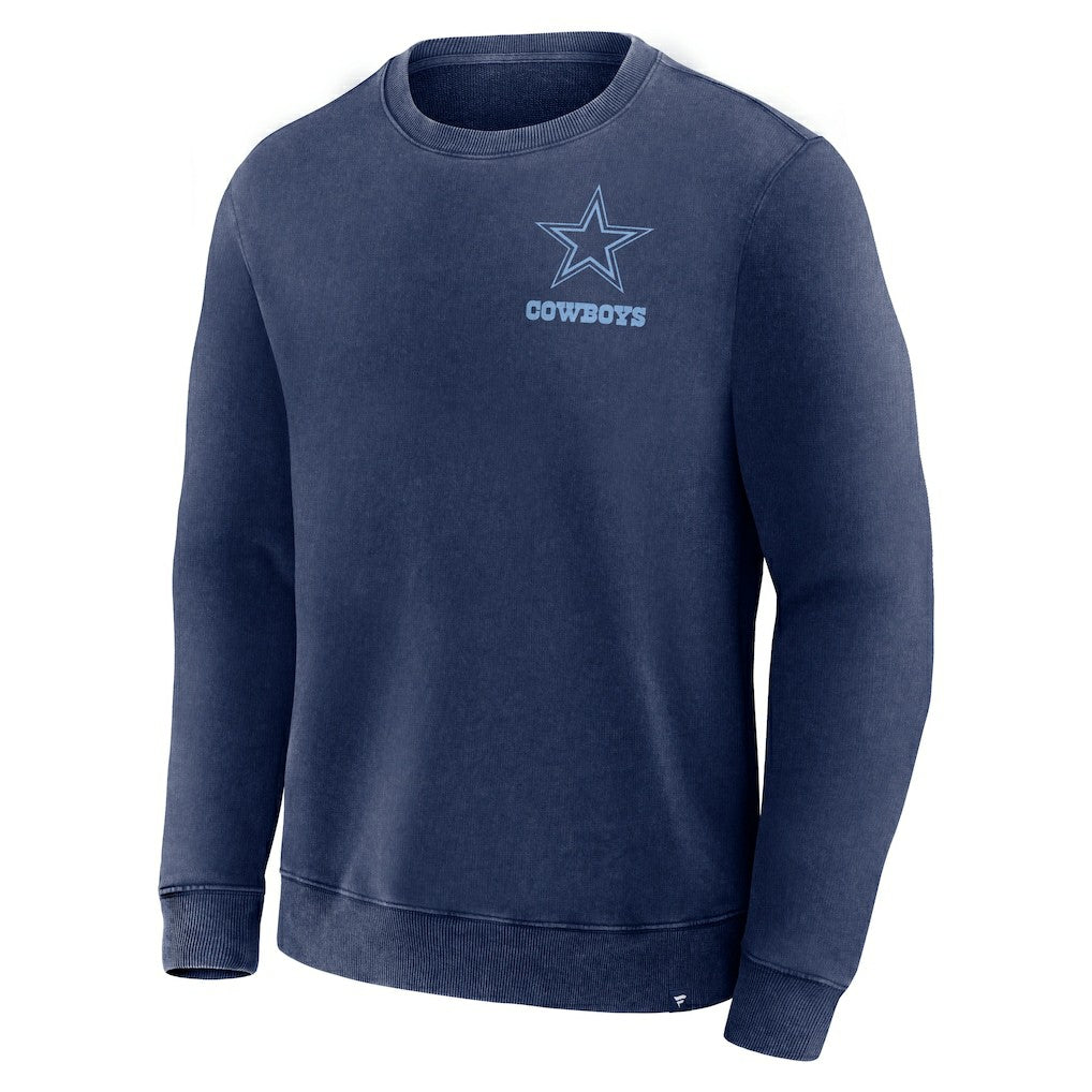 Dallas Cowboys Deep Route Pullover Sweatshirt Navy | Fanatics