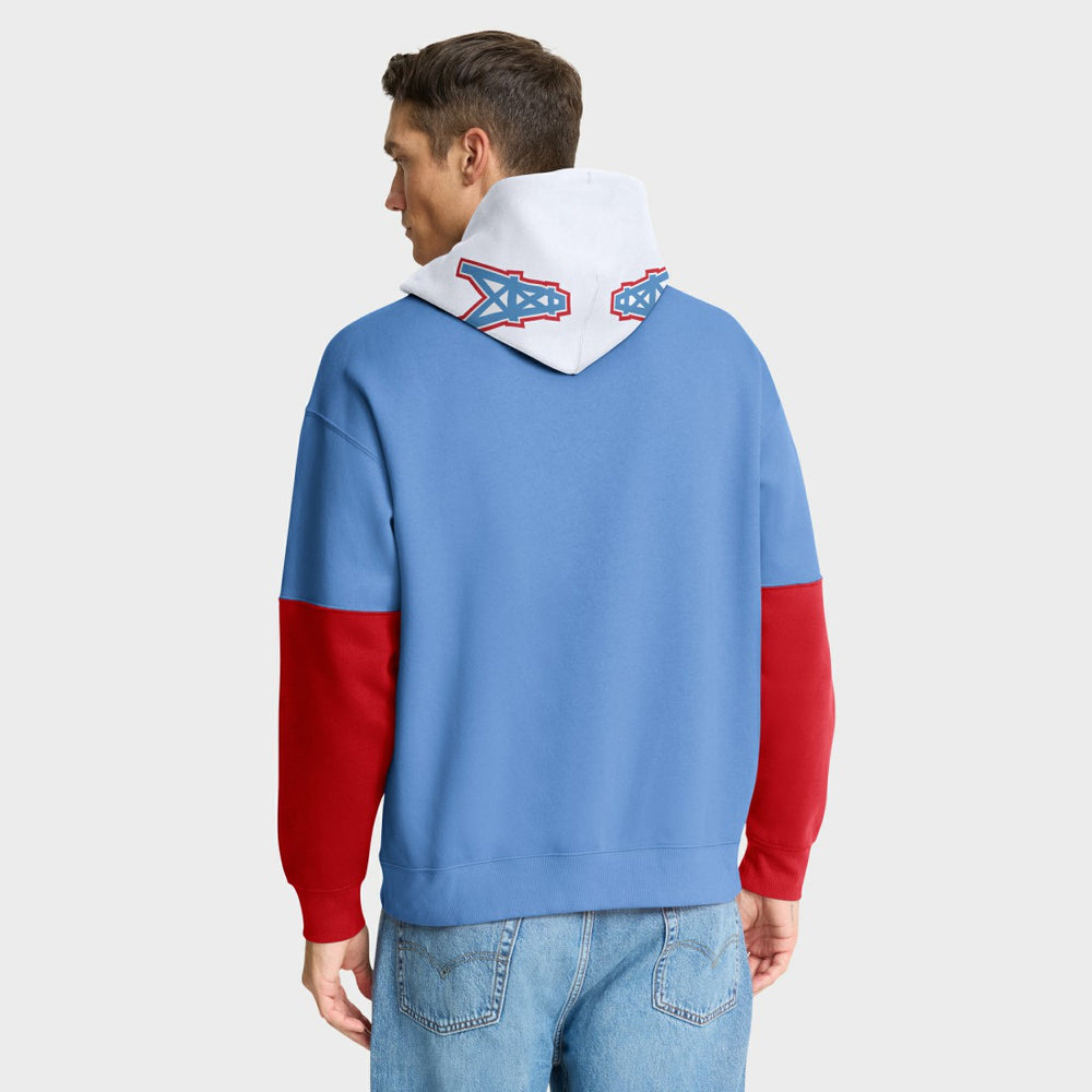 Tennessee Titans Helmet Retro Pullover Hoodie Light Blue | Fanatics