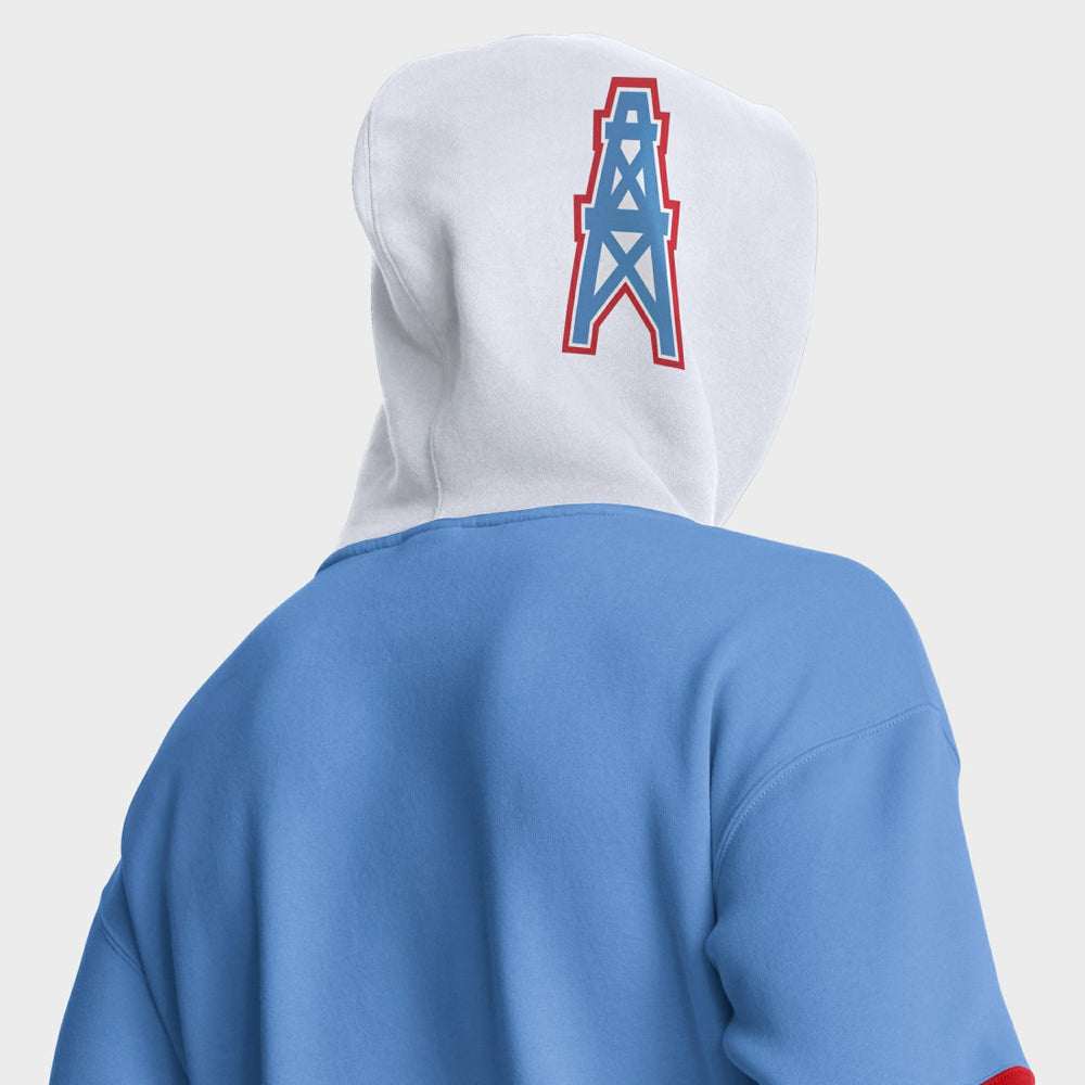 Tennessee Titans Helmet Retro Pullover Hoodie Light Blue | Fanatics