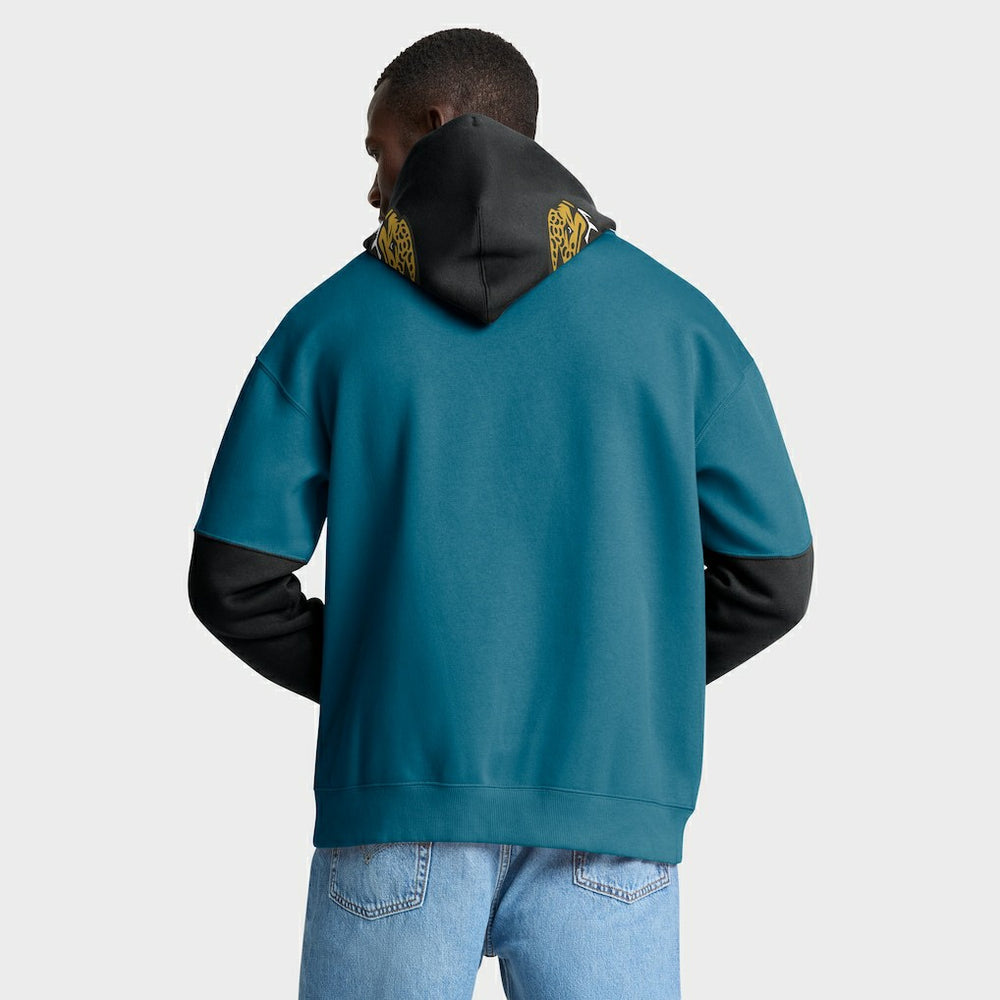 Jacksonville Jaguars Helmet Retro Pullover Hoodie Teal | Fanatics