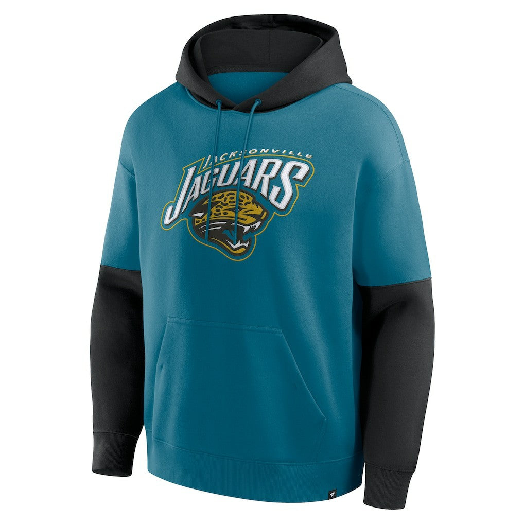Jacksonville Jaguars Helmet Retro Pullover Hoodie Teal | Fanatics
