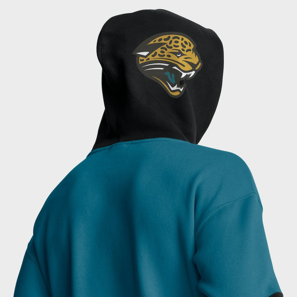 Jacksonville Jaguars Helmet Retro Pullover Hoodie Teal | Fanatics