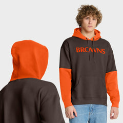 Cleveland Browns Helmet Retro Pullover Hoodie Brown | Fanatics