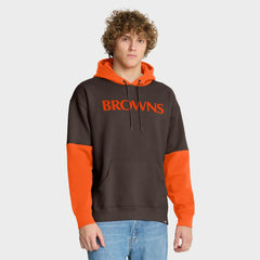 Cleveland Browns Helmet Retro Pullover Hoodie Brown | Fanatics