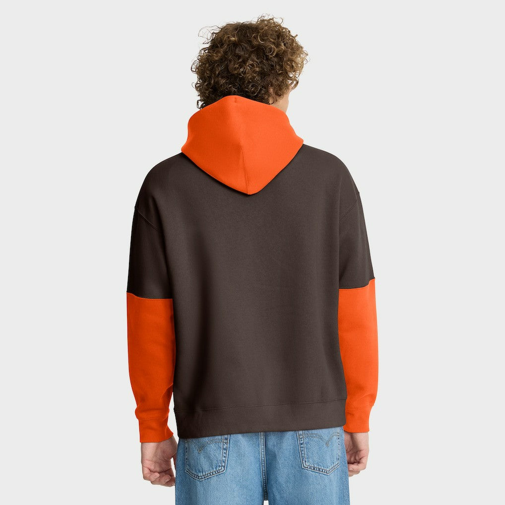 Cleveland Browns Helmet Retro Pullover Hoodie Brown | Fanatics
