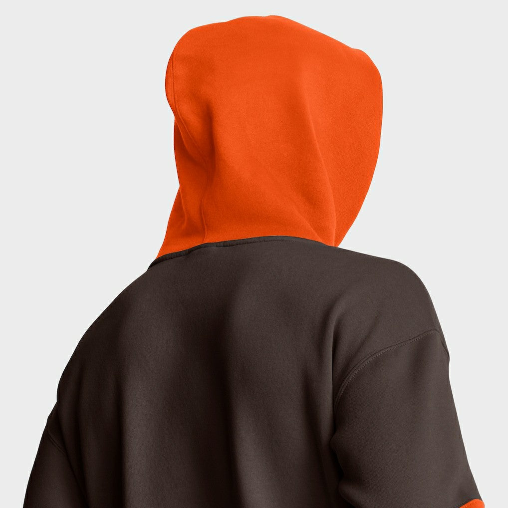 Cleveland Browns Helmet Retro Pullover Hoodie Brown | Fanatics