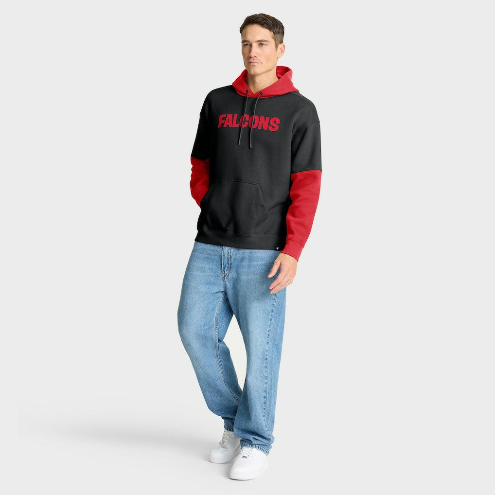 Atlanta Falcons Helmet Retro Pullover Hoodie Black | Fanatics