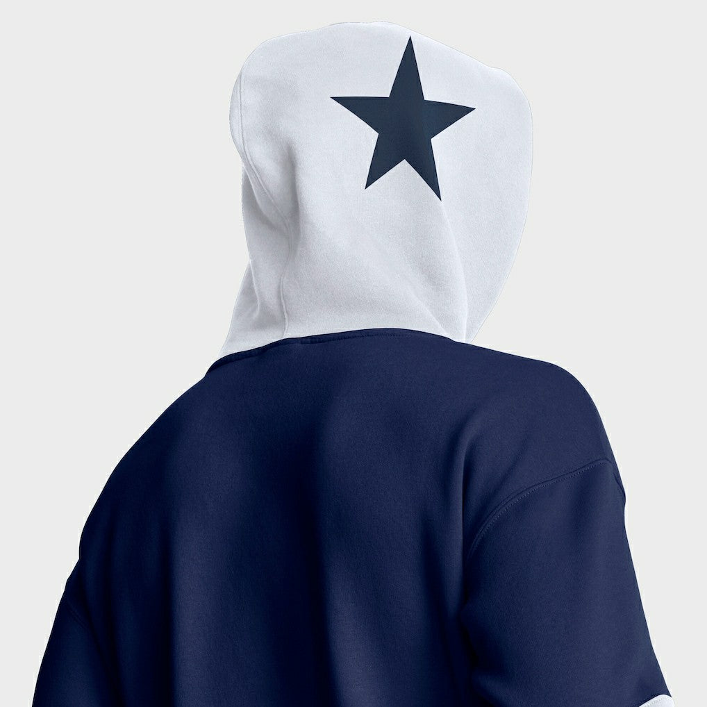 Dallas Cowboys Helmet Retro Pullover Hoodie Navy | Fanatics