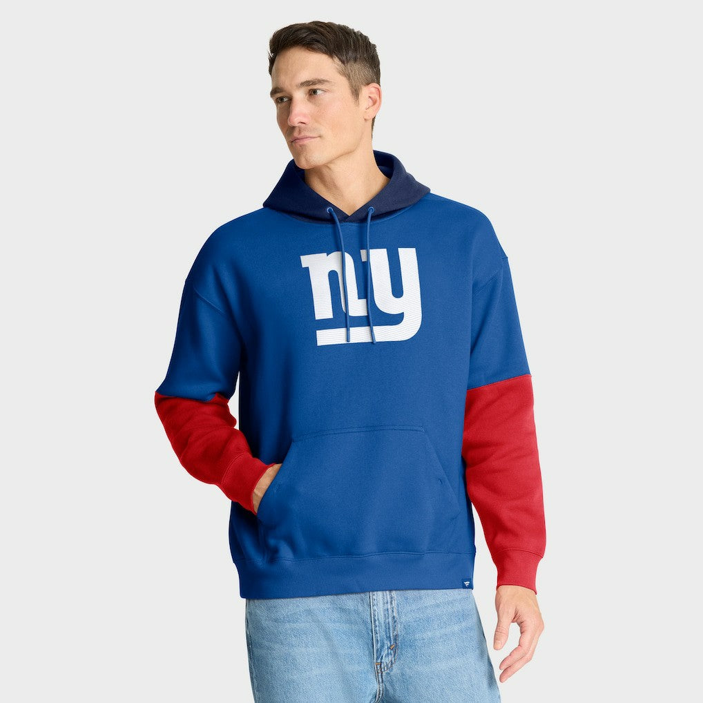 New York Giants Helmet Retro Pullover Hoodie Royal | Fanatics