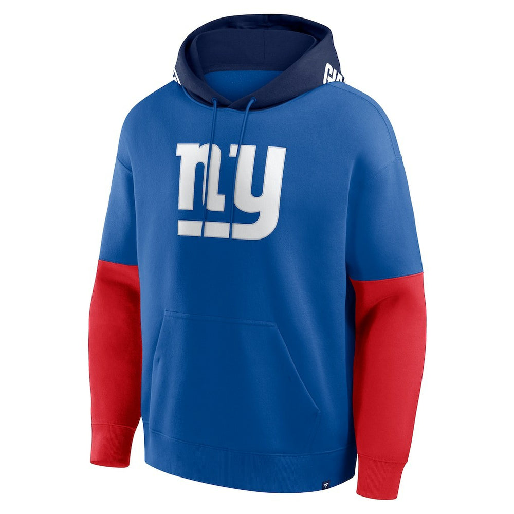 New York Giants Helmet Retro Pullover Hoodie Royal | Fanatics