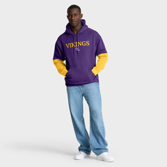 Minnesota Vikings Helmet Retro Pullover Hoodie Purple | Fanatics