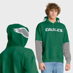 Philadelphia Eagles Helmet Retro Pullover Hoodie Kelly Green | Fanatics