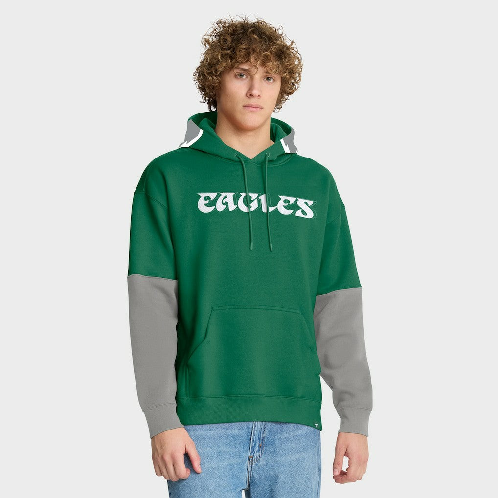 Philadelphia Eagles Helmet Retro Pullover Hoodie Kelly Green | Fanatics