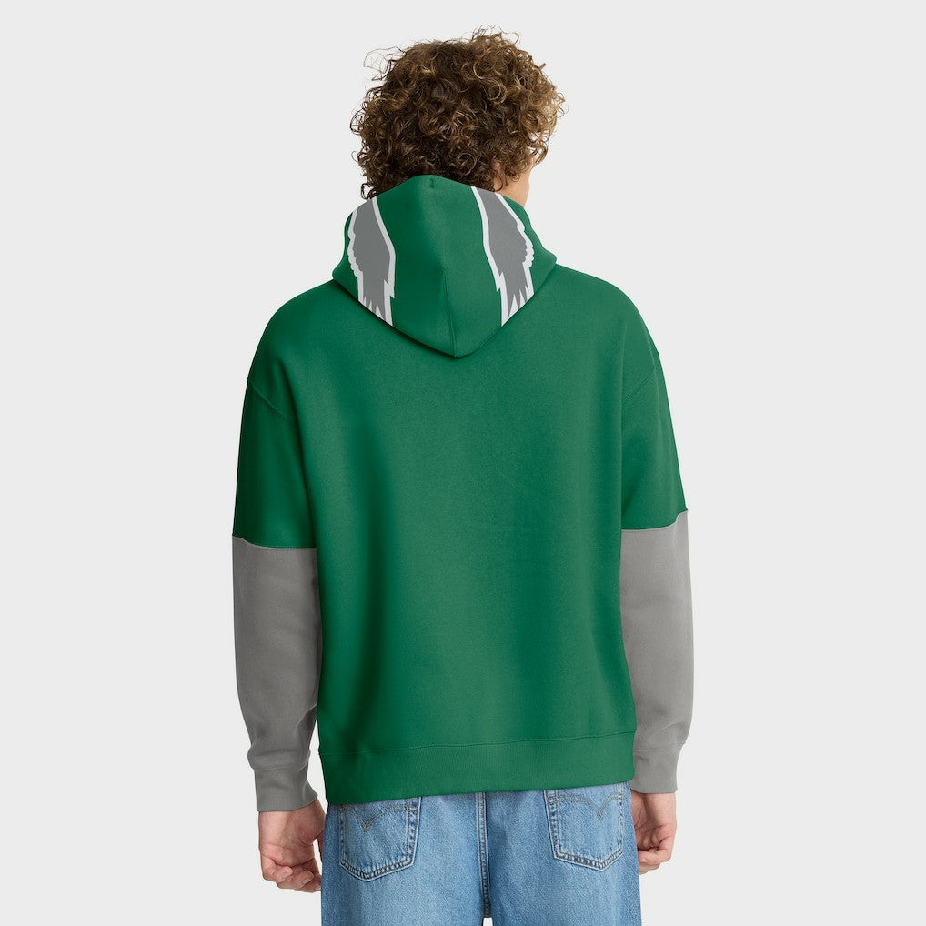 Philadelphia Eagles Helmet Retro Pullover Hoodie Kelly Green | Fanatics