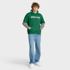 Philadelphia Eagles Helmet Retro Pullover Hoodie Kelly Green | Fanatics